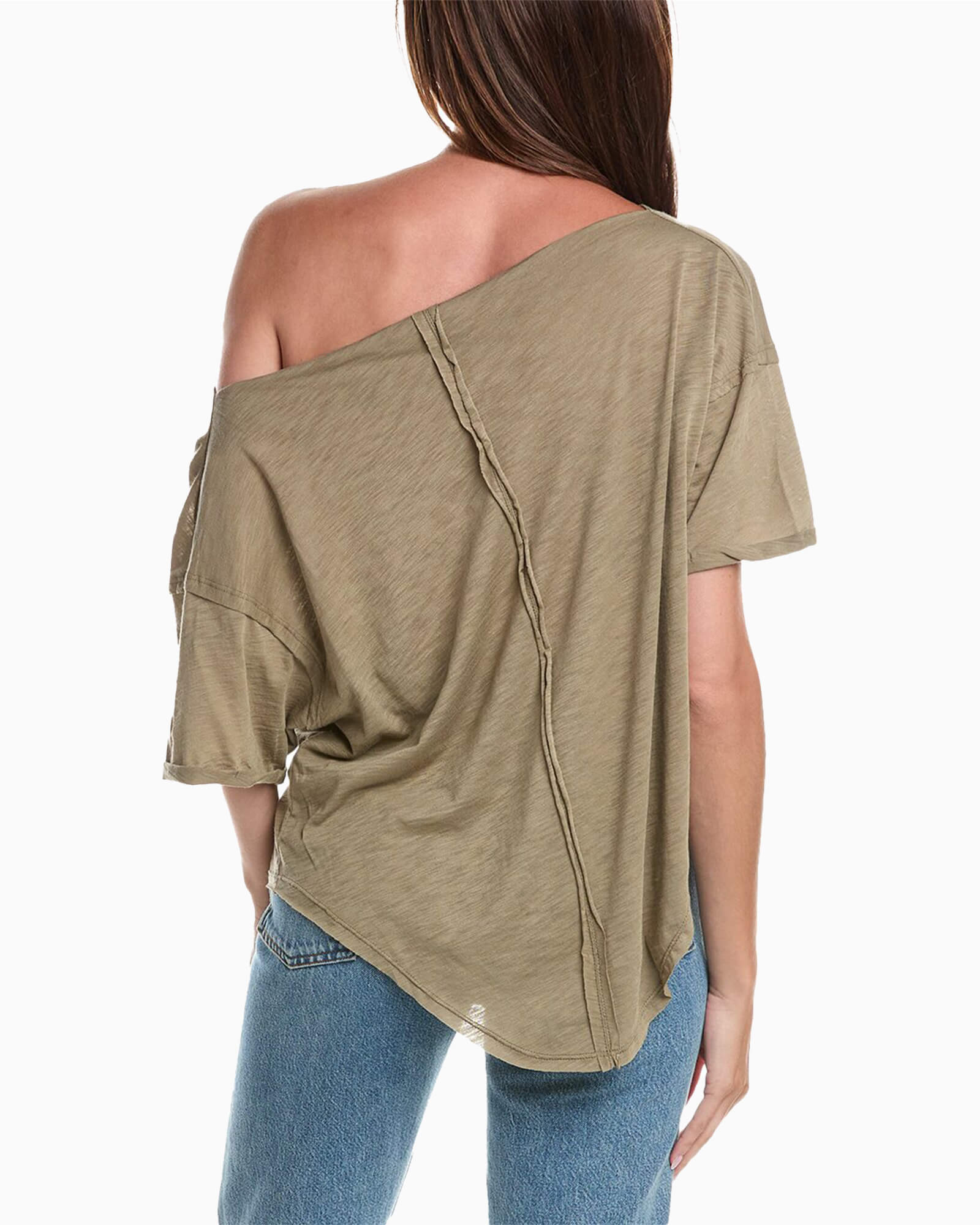 Drape Front Tee