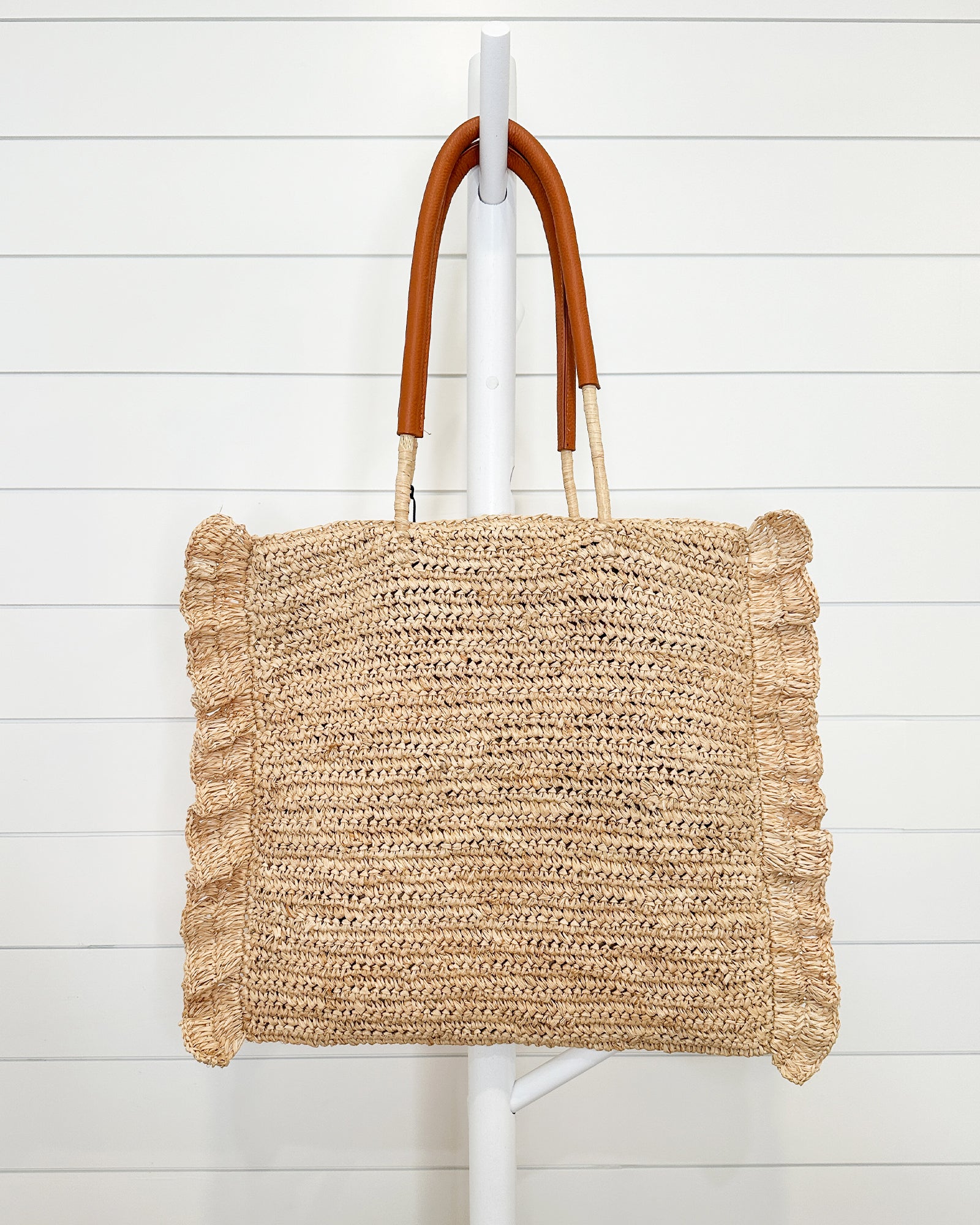 Atena Raffia Tote