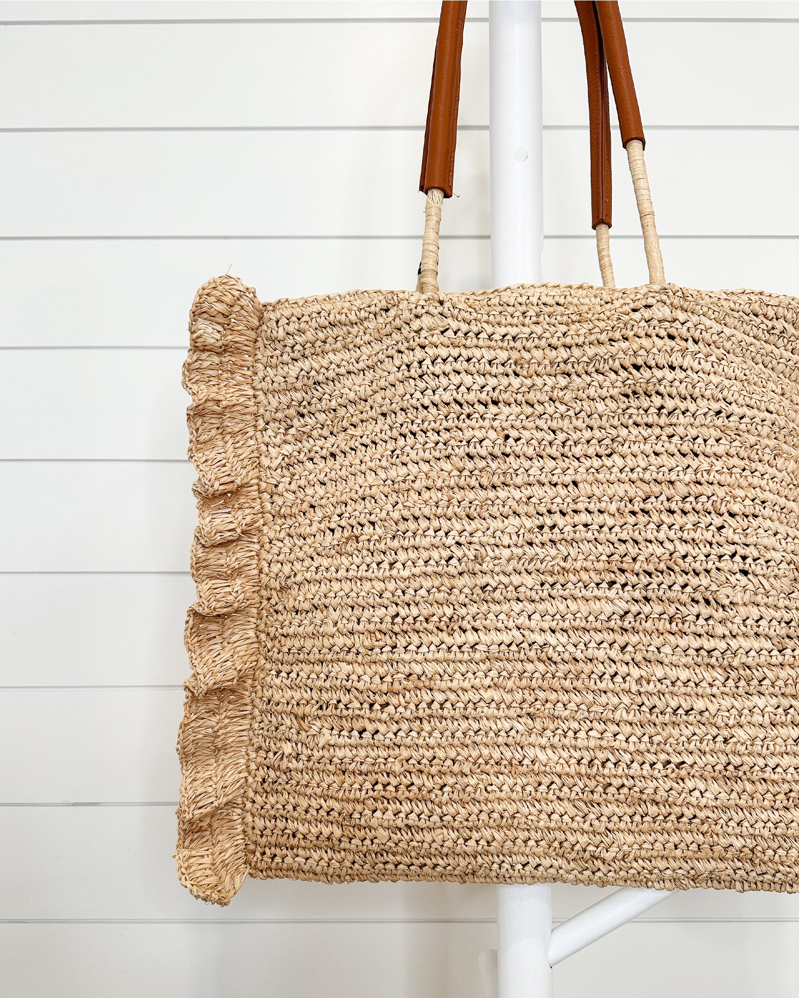 Atena Raffia Tote