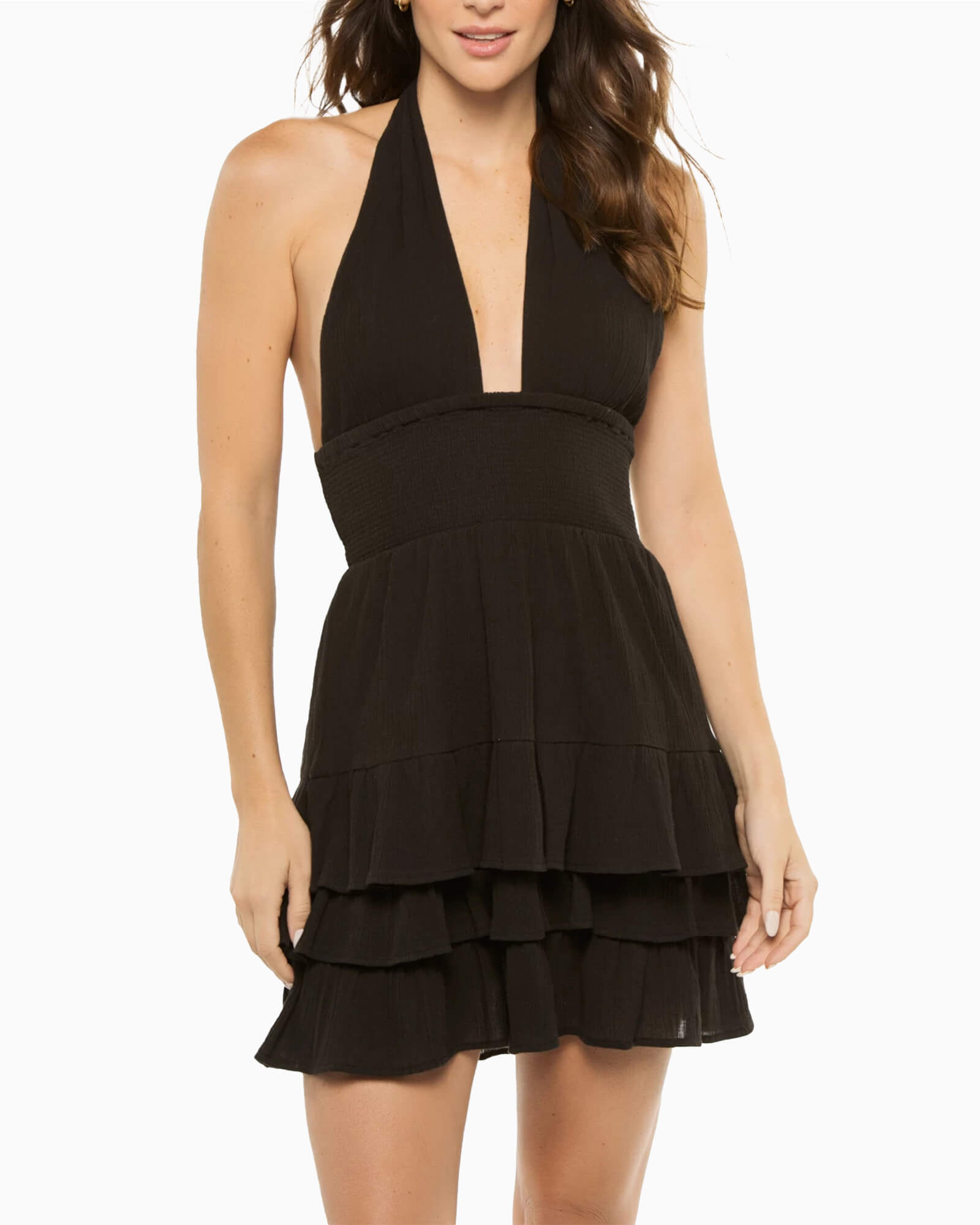 Halter Dress Black