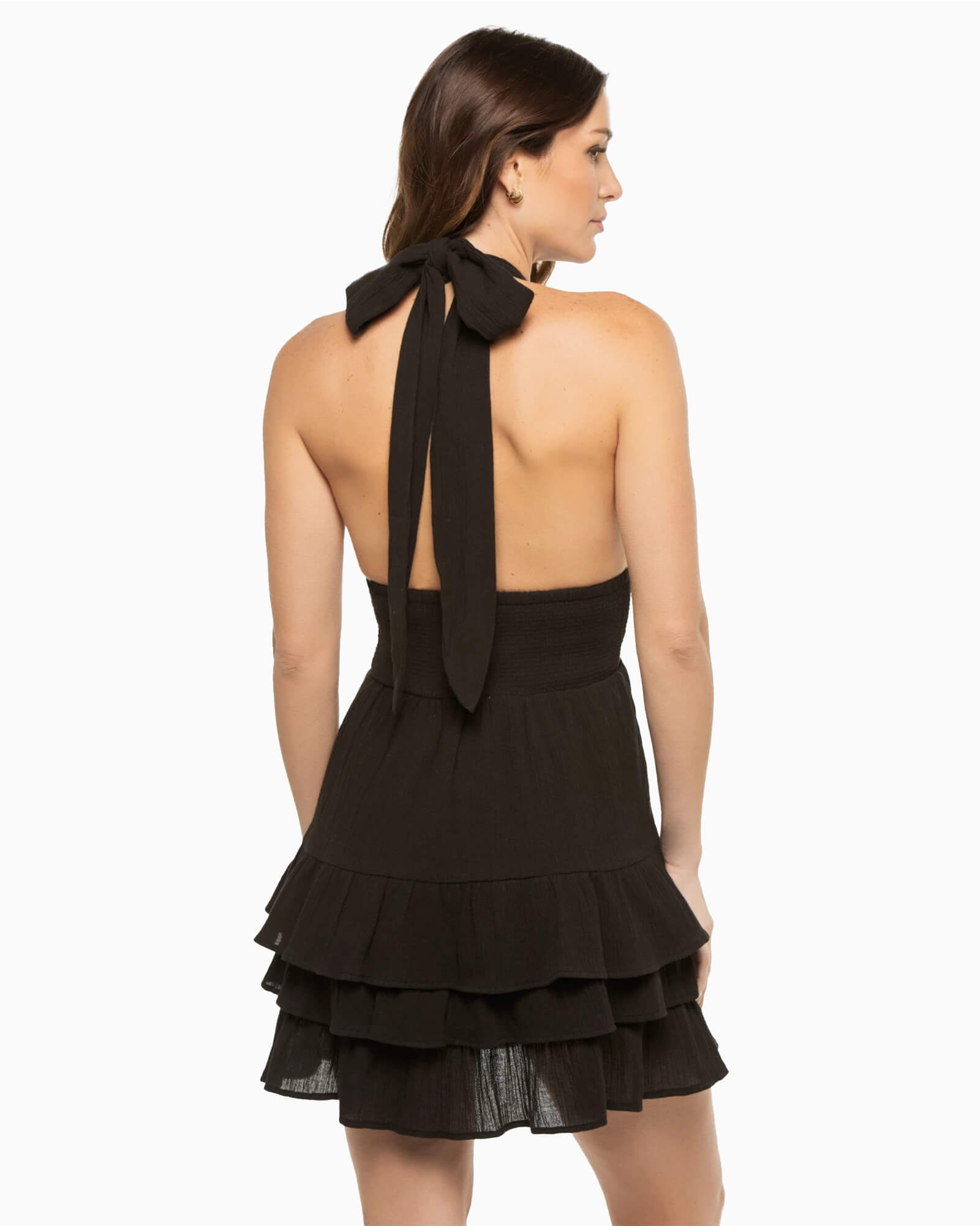 Halter Dress Black