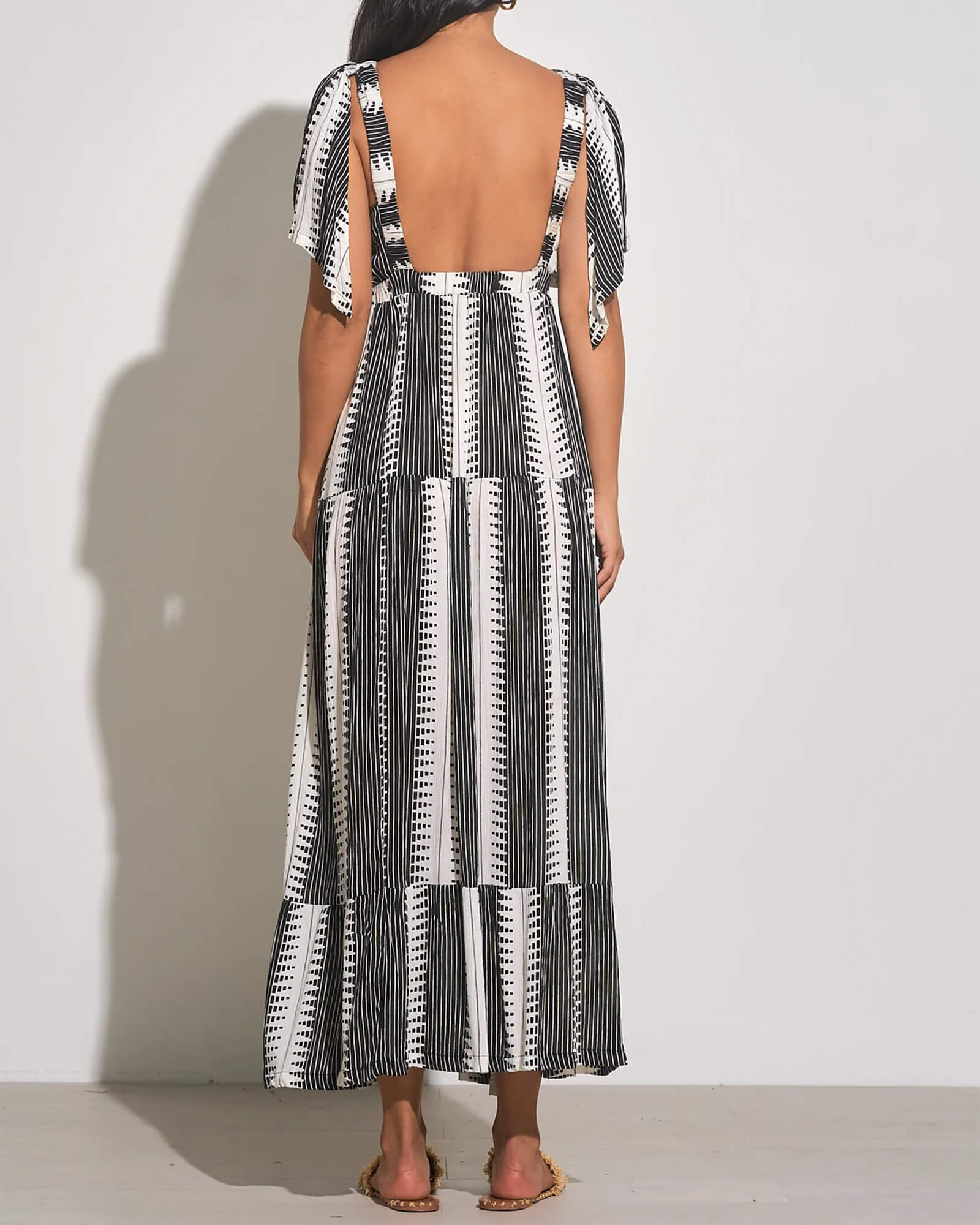 Black & White Maxi Dress