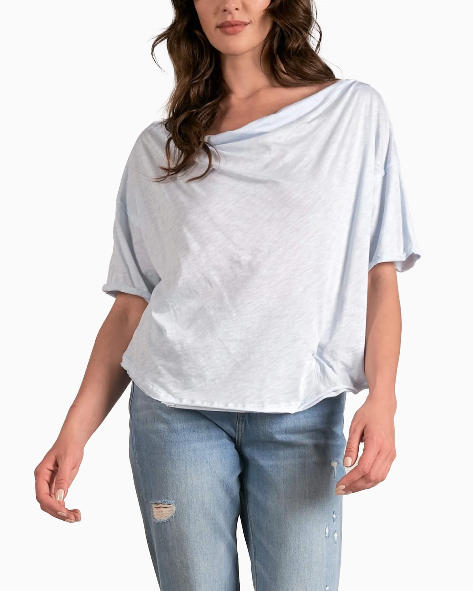 Drape Front Tee