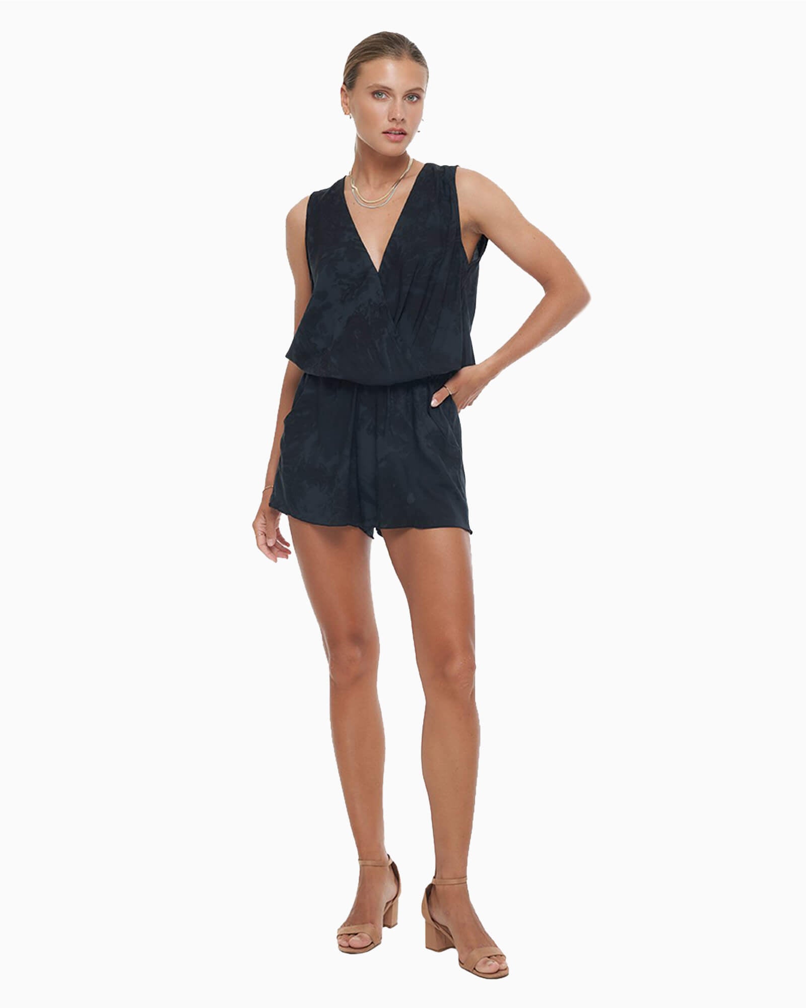 Izzie Romper Black