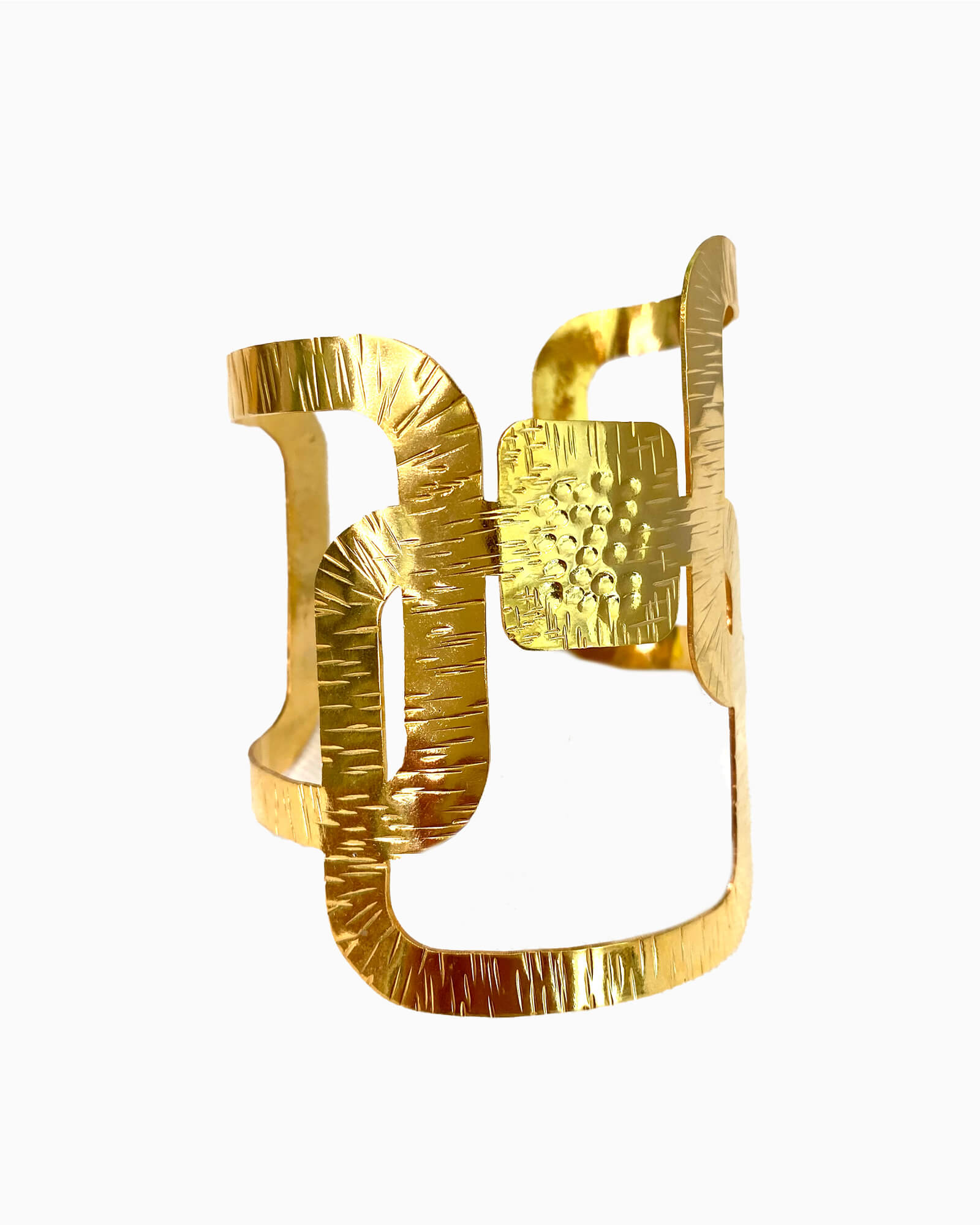 Shapes Gold Cuff