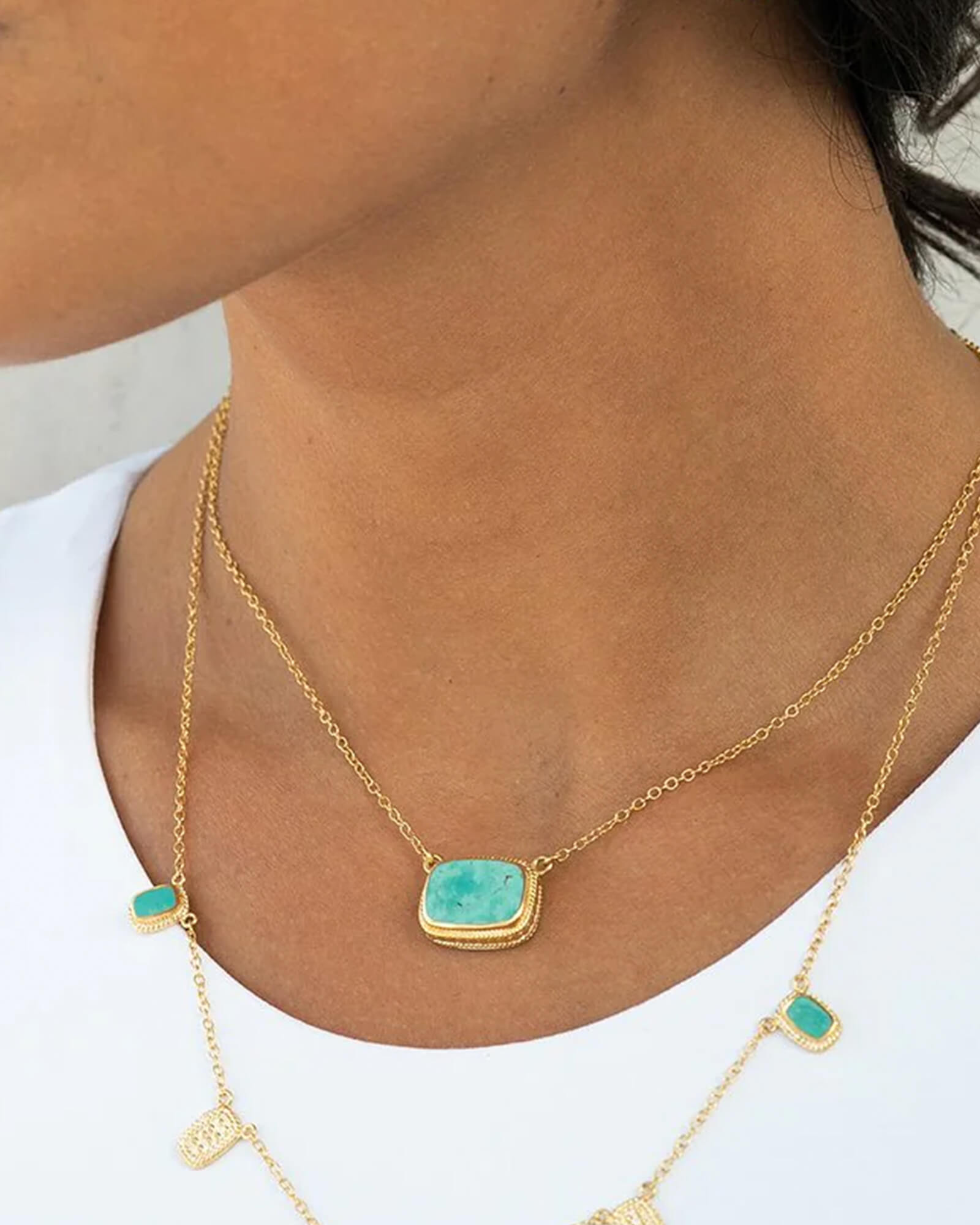 Anna Beck Medium Turquoise Necklace